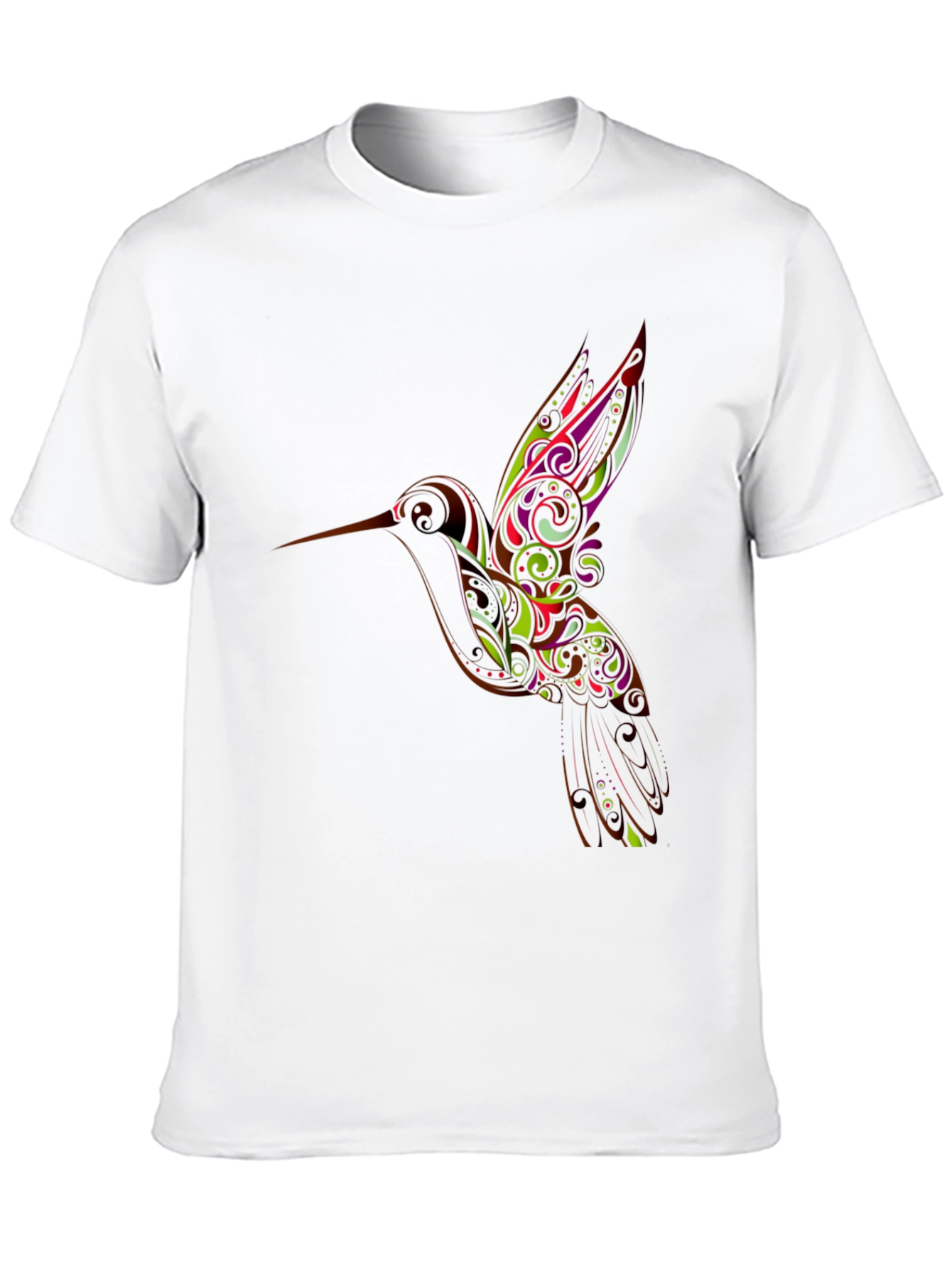 Hummingbird Graphic Black T-Shirt
