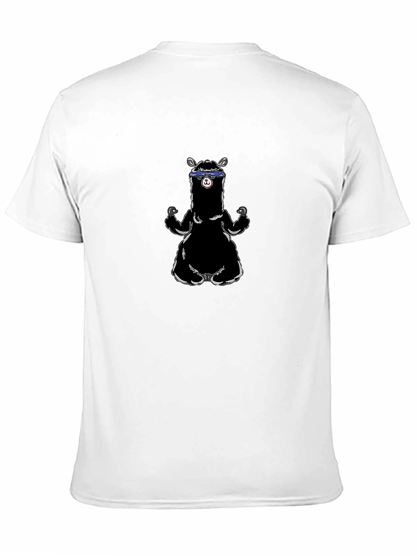 Weightlifting Llama Graphic Tee