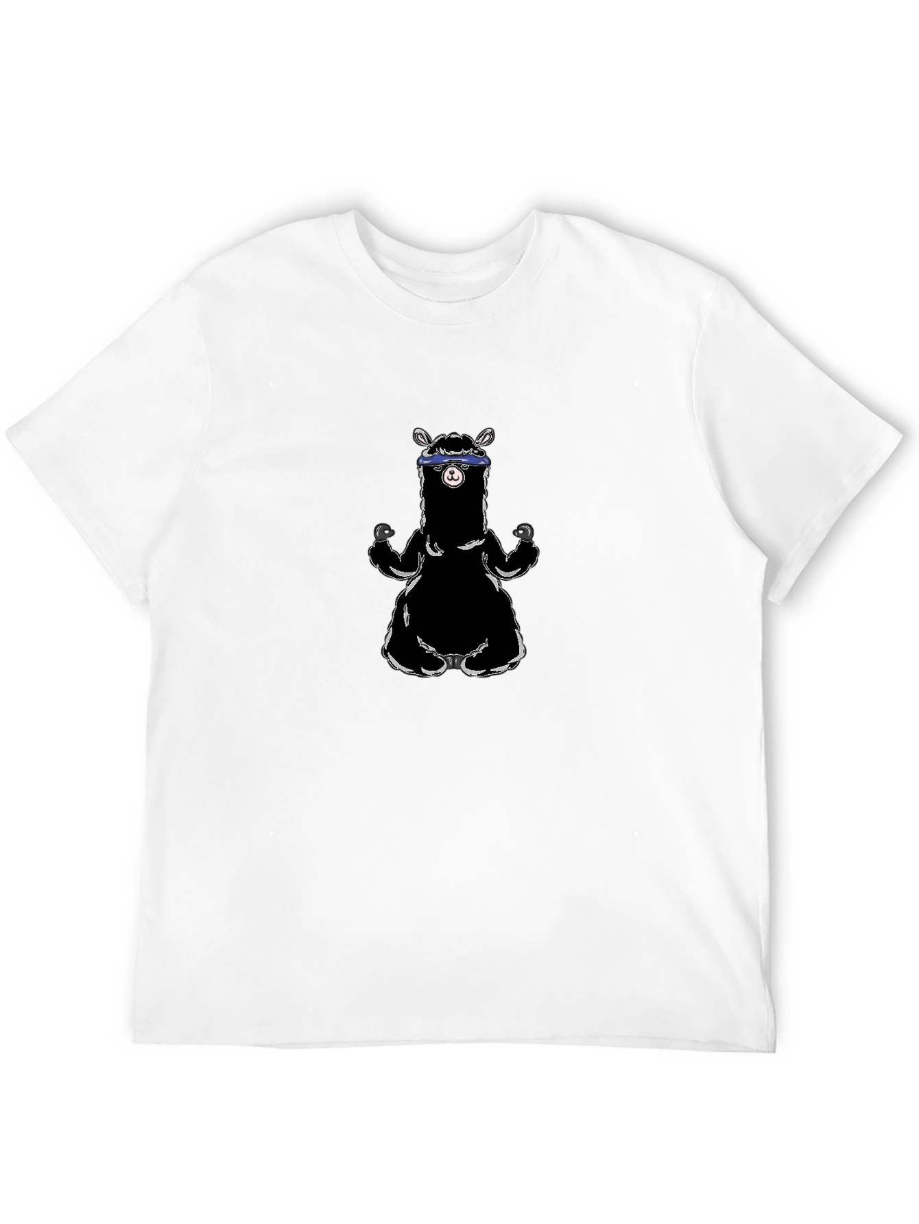 Weightlifting Llama Graphic Tee