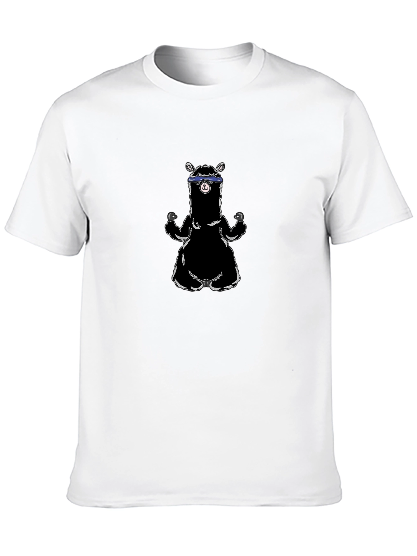 Weightlifting Llama Graphic Tee