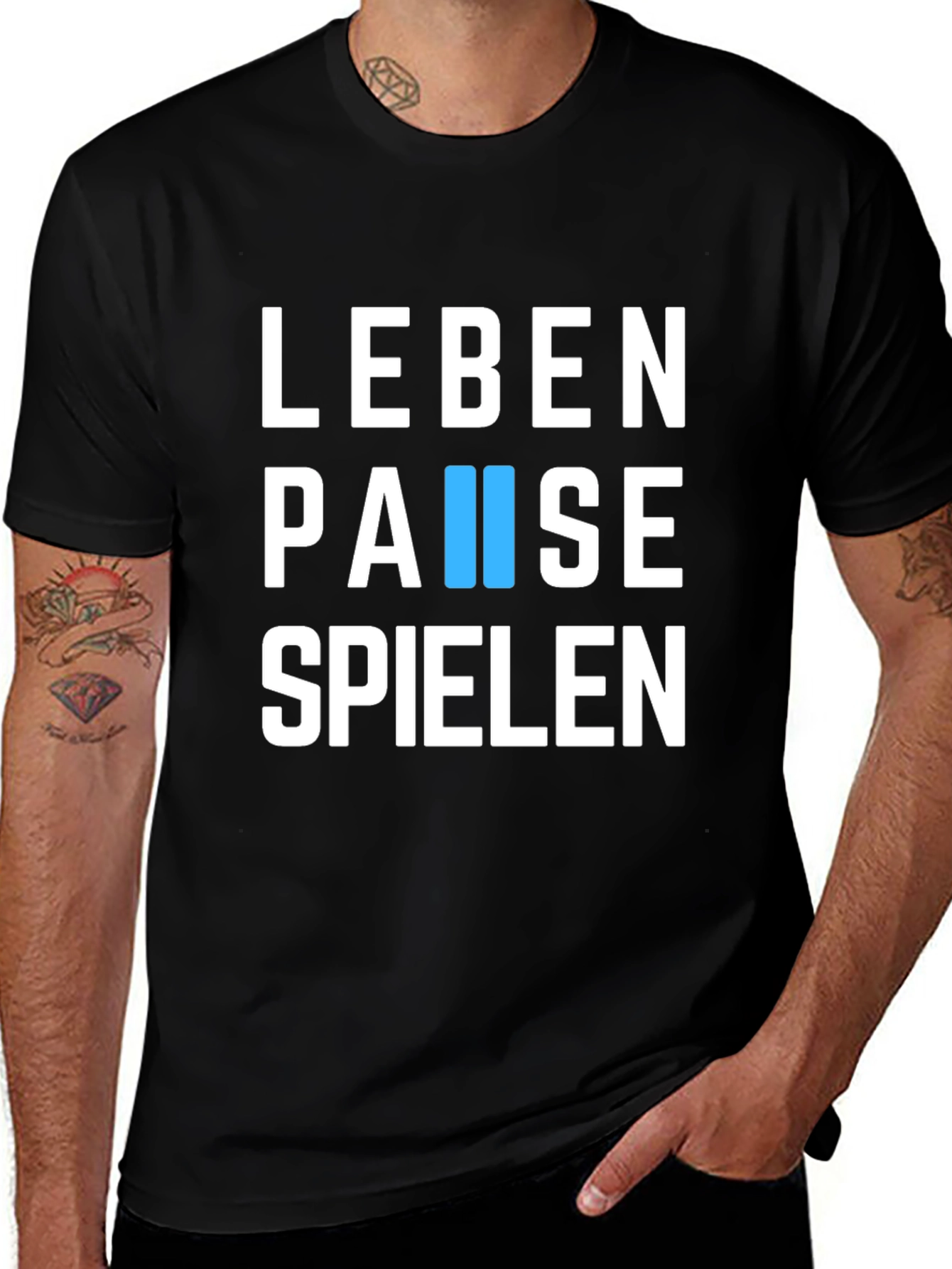 Leben Pause Spielen T-Shirt - Relax & Play