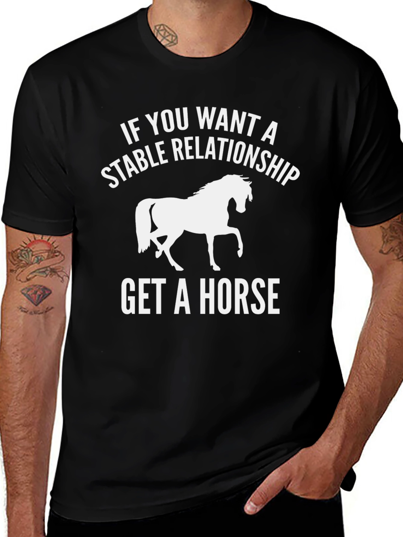 Stable Relationship Horse Graphic Tee - Unisex
