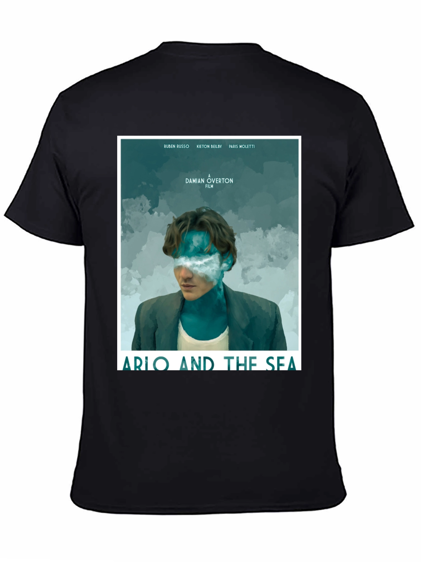 Arlo and the Sea Black T-Shirt