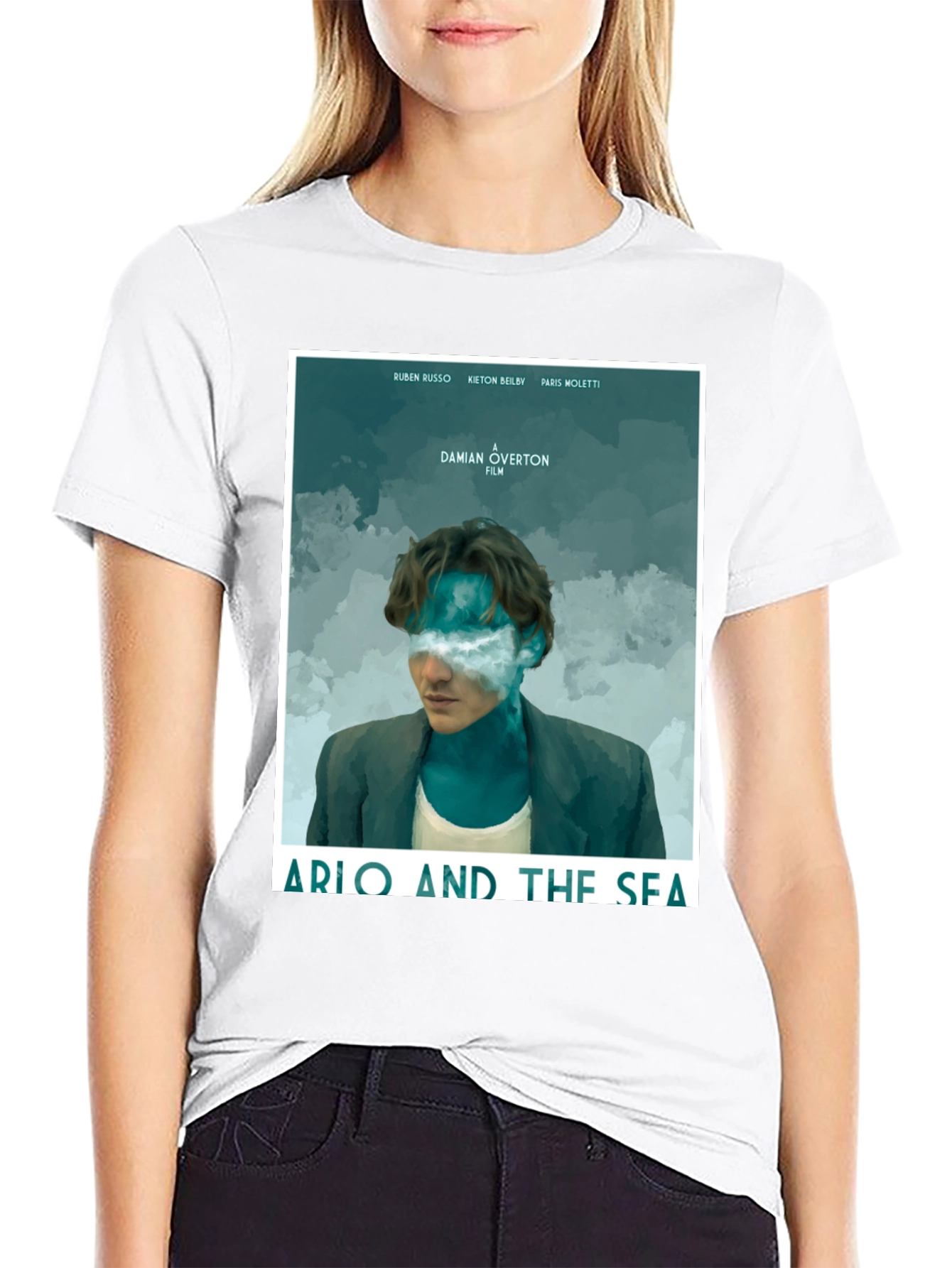 Arlo and the Sea Black T-Shirt