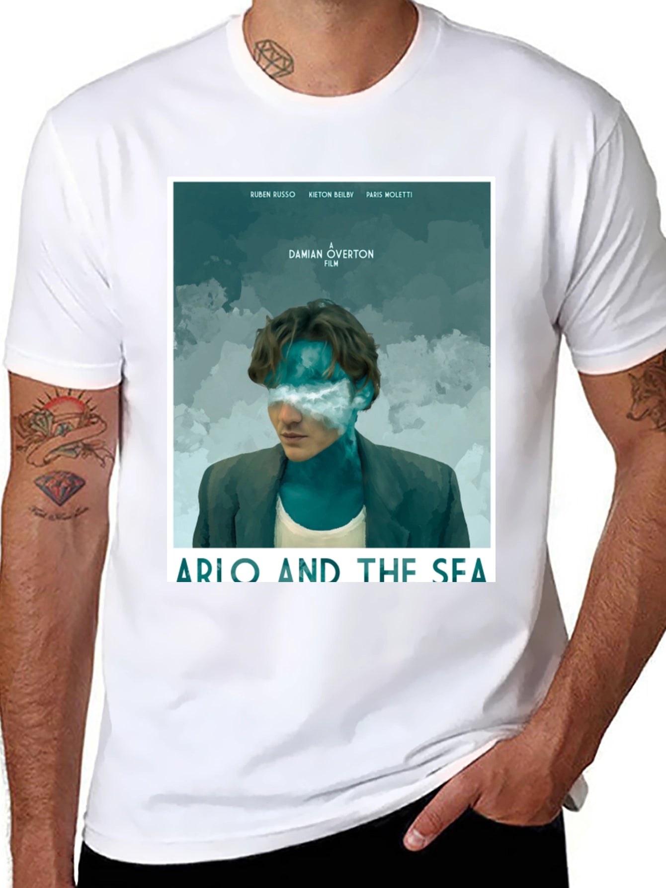 Arlo and the Sea Black T-Shirt