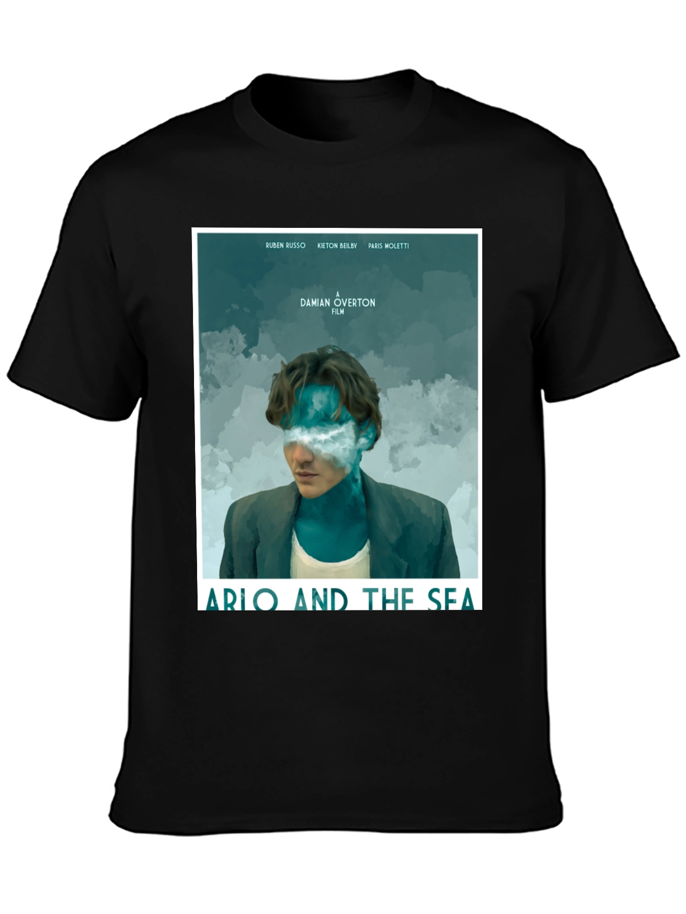 Arlo and the Sea Black T-Shirt