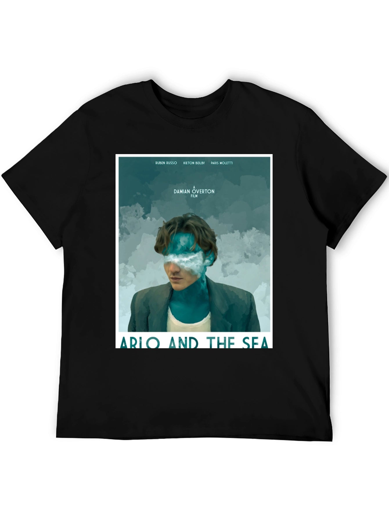 Arlo and the Sea Black T-Shirt