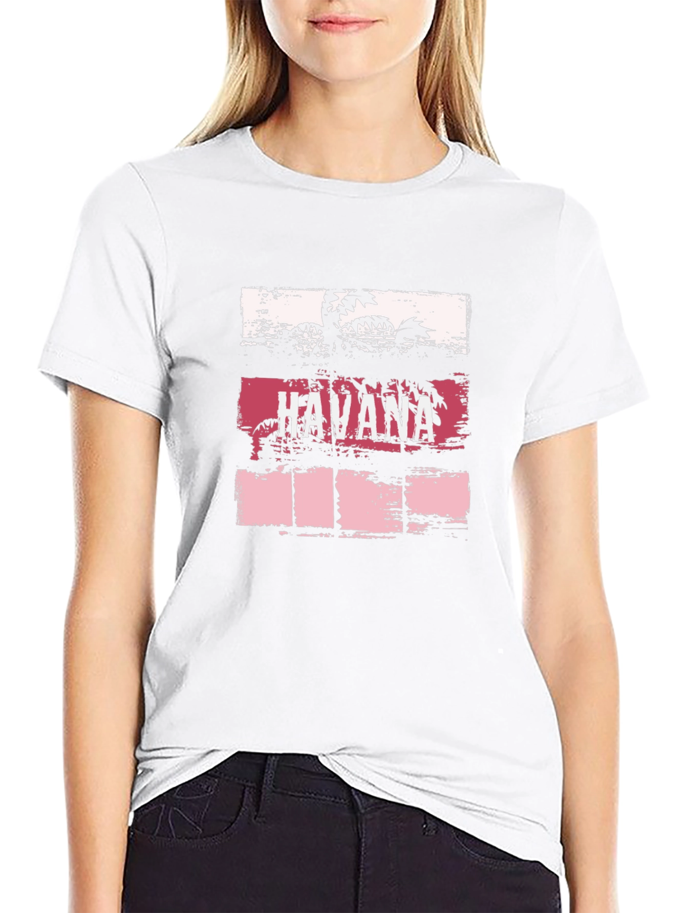 Havana Graphic T-Shirt - Tropical Palm Design