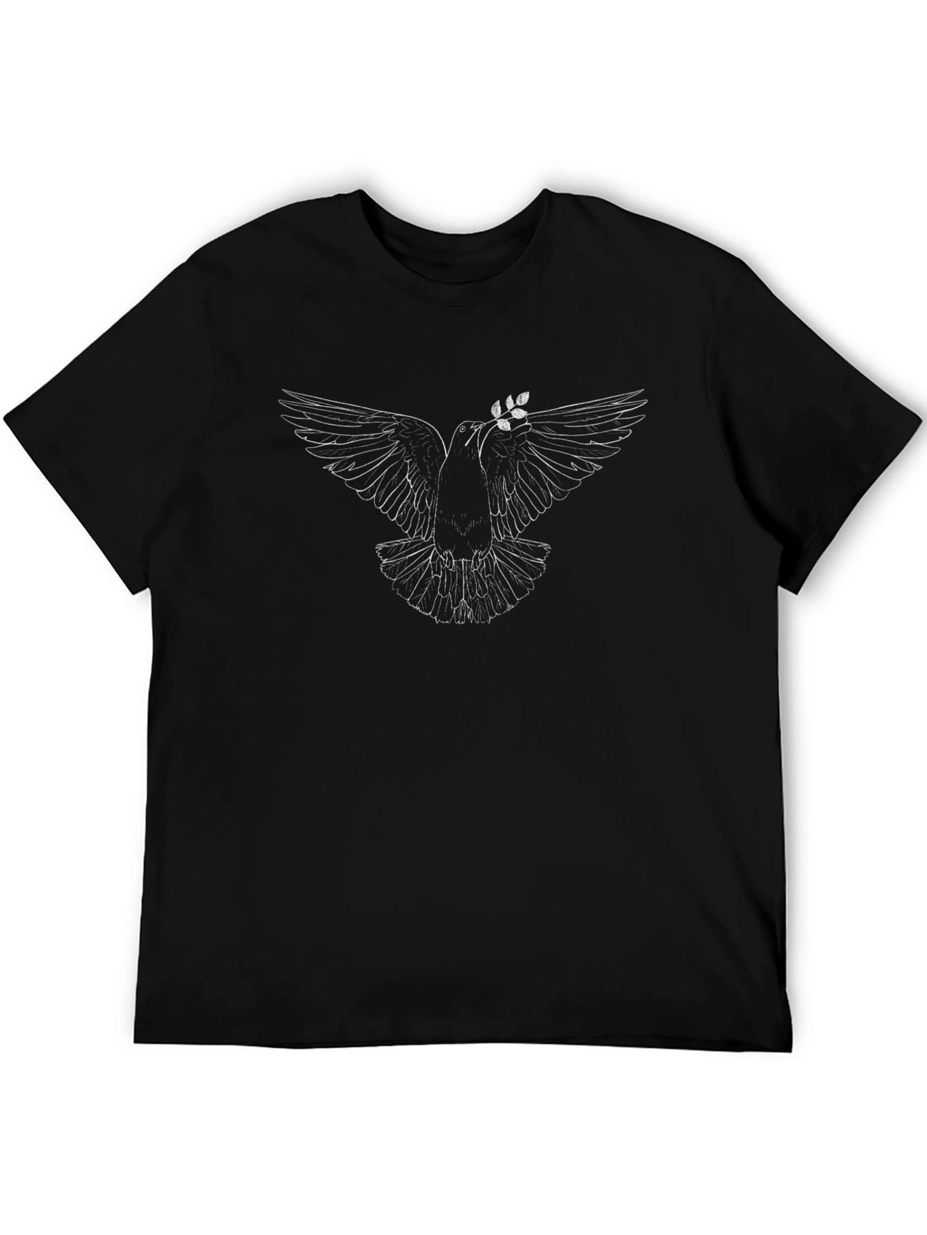 Dove Peace Olive Branch Graphic T-Shirt