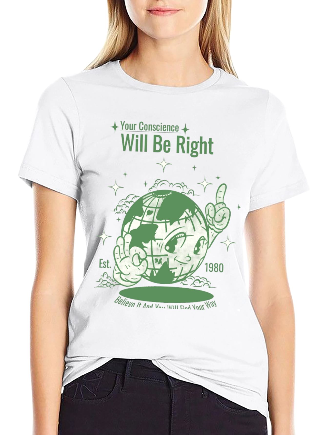 Your Conscience Globe Graphic Tee