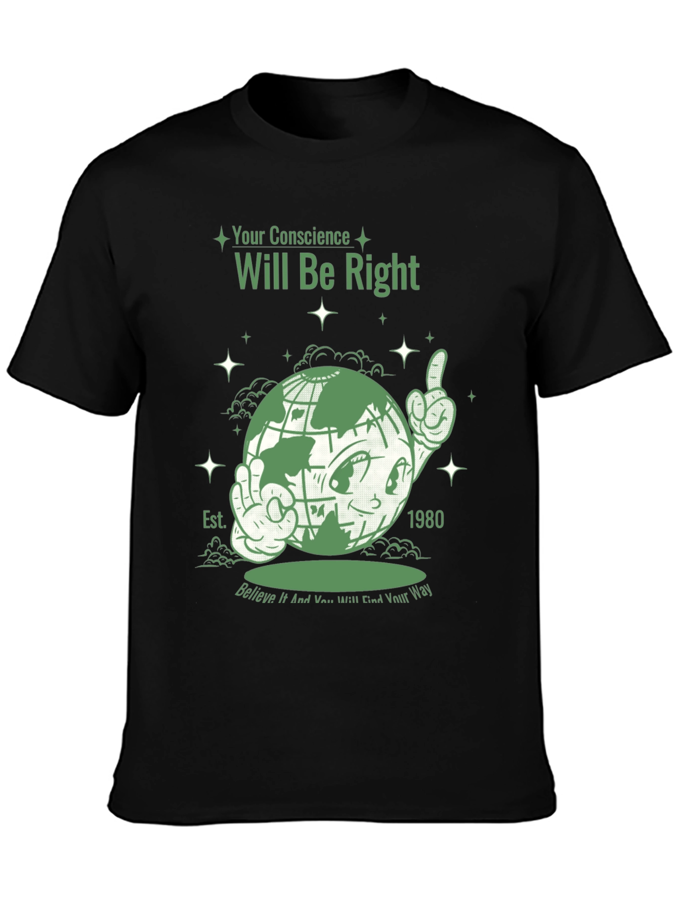 Your Conscience Globe Graphic Tee