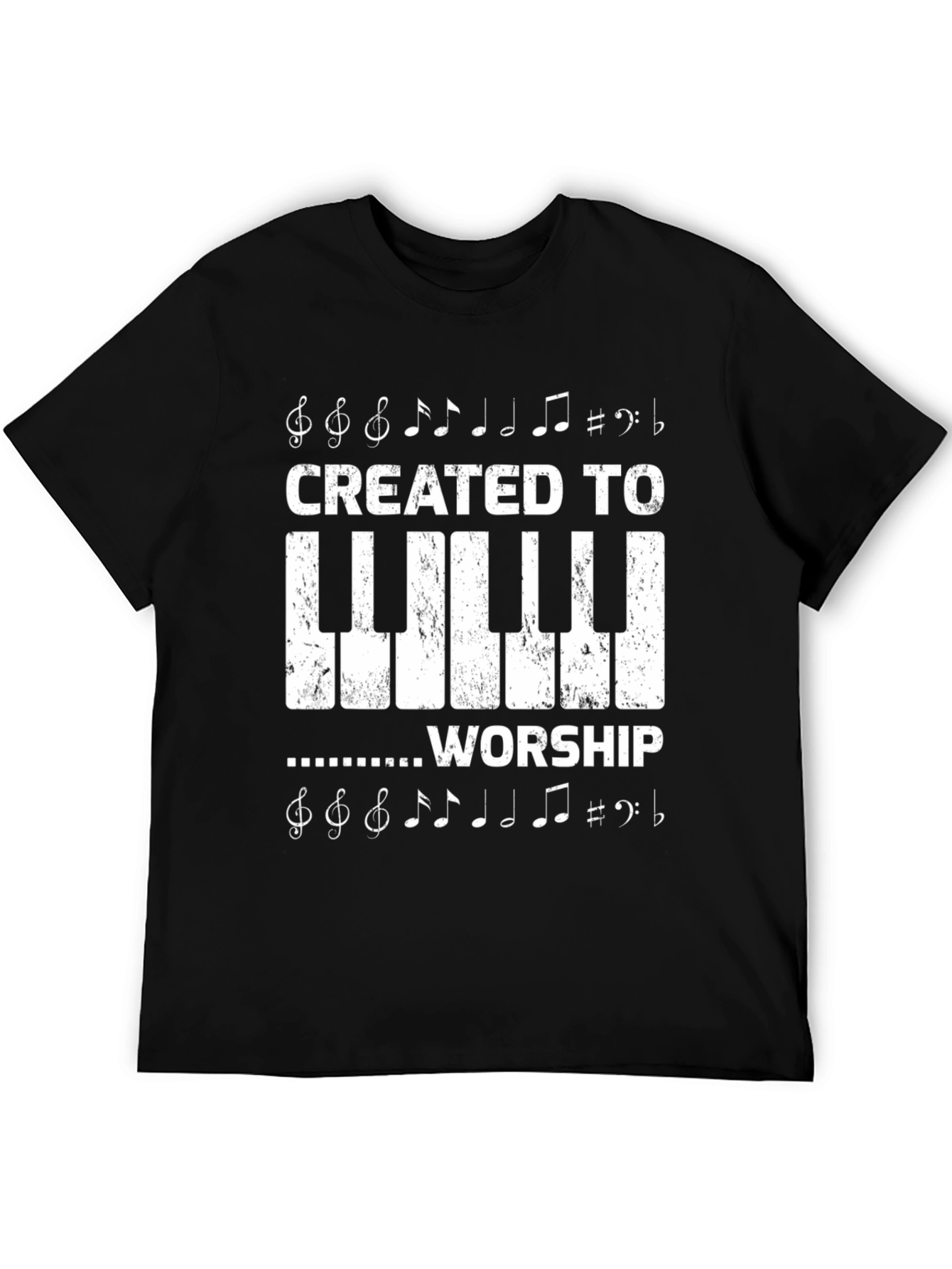 Created To Worship Piano Keyboard T-Shirt