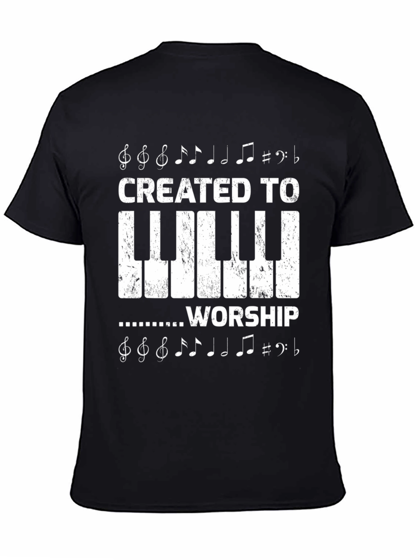 Created To Worship Piano Keyboard T-Shirt