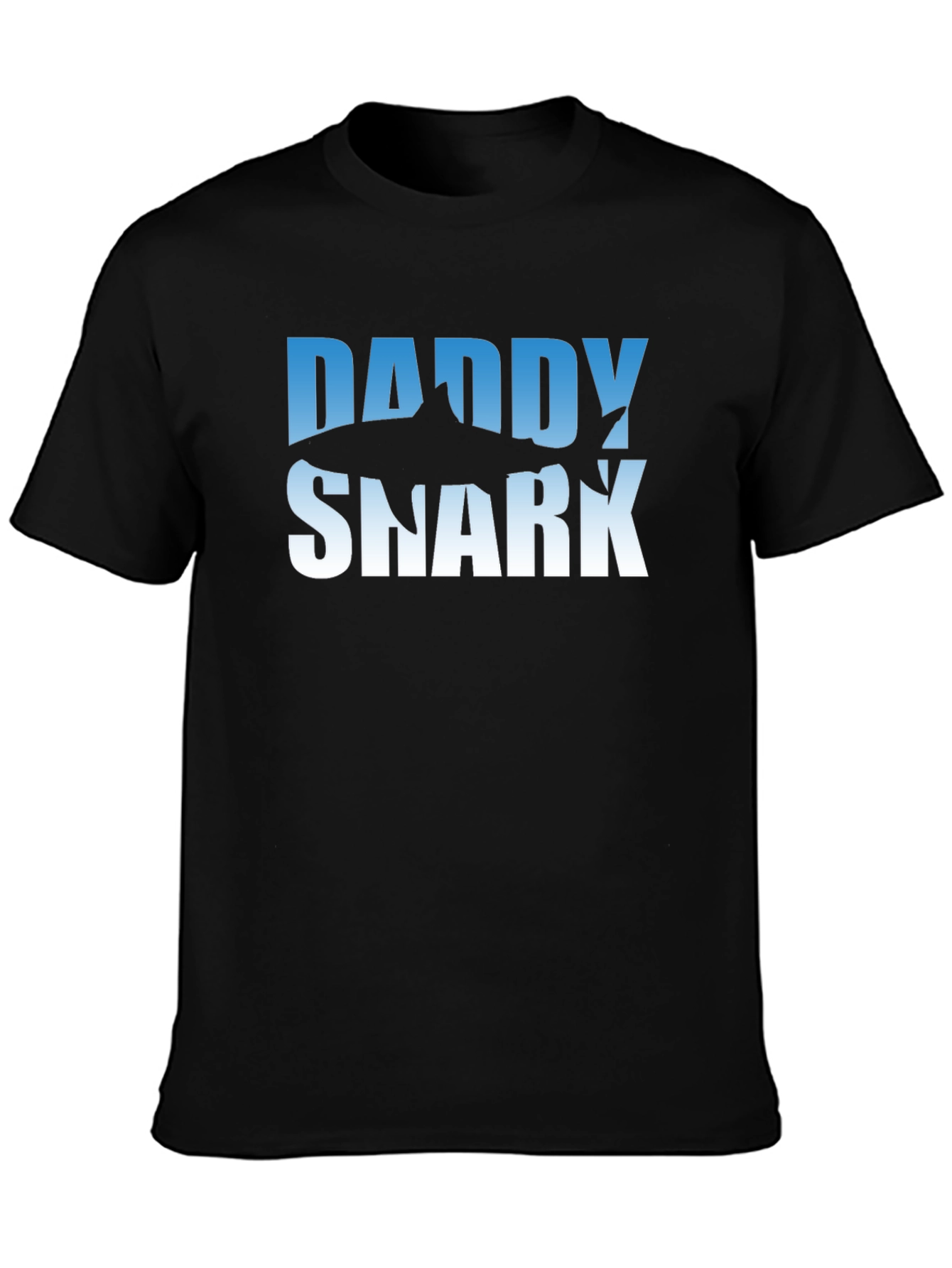 Daddy Shark Graphic Tee - Black