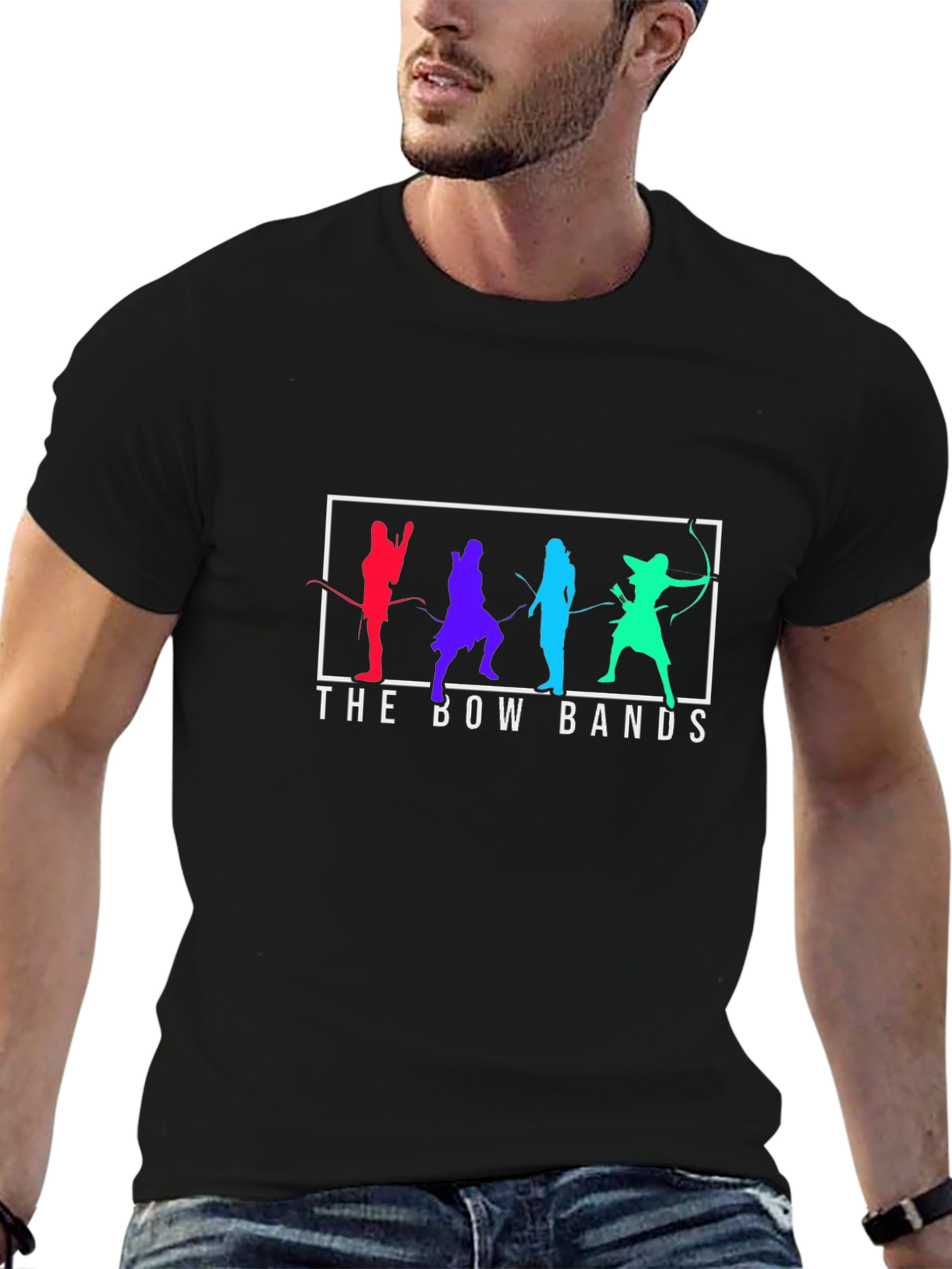 The Bow Bands Graphic T-Shirt - Unisex Cool Design
