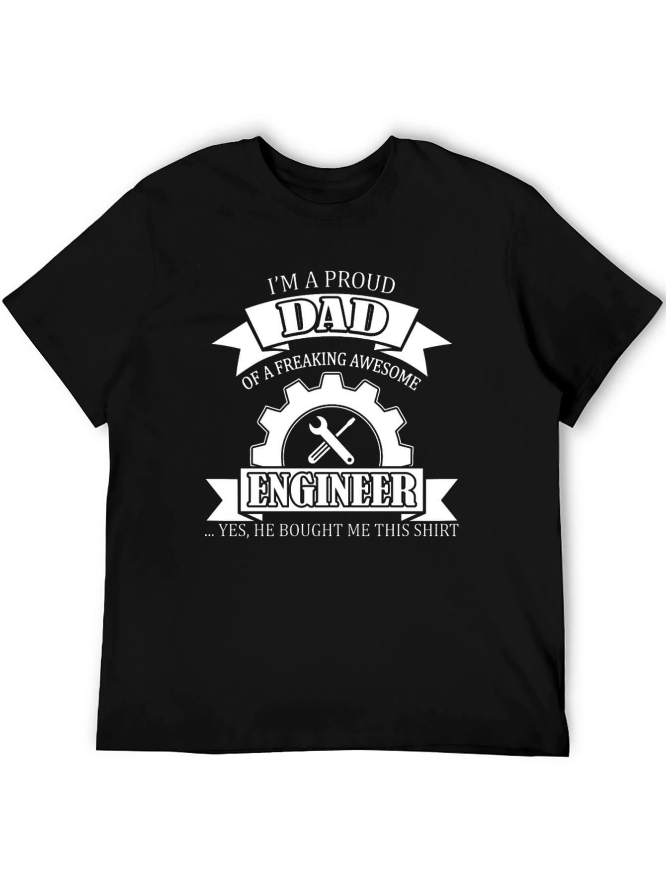 Proud Dad Engineer T-Shirt - Gift for Son/Daughter