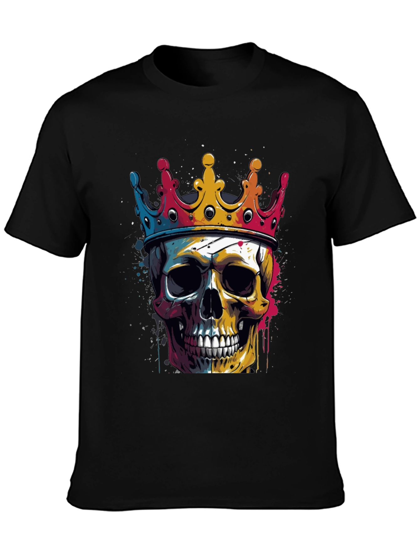 Skull King Graphic Tee - Unique Design
