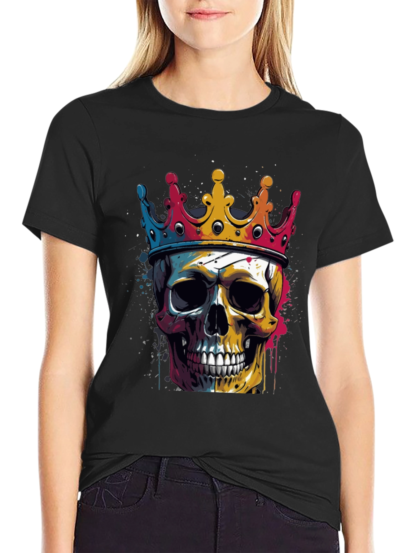 Skull King Graphic Tee - Unique Design