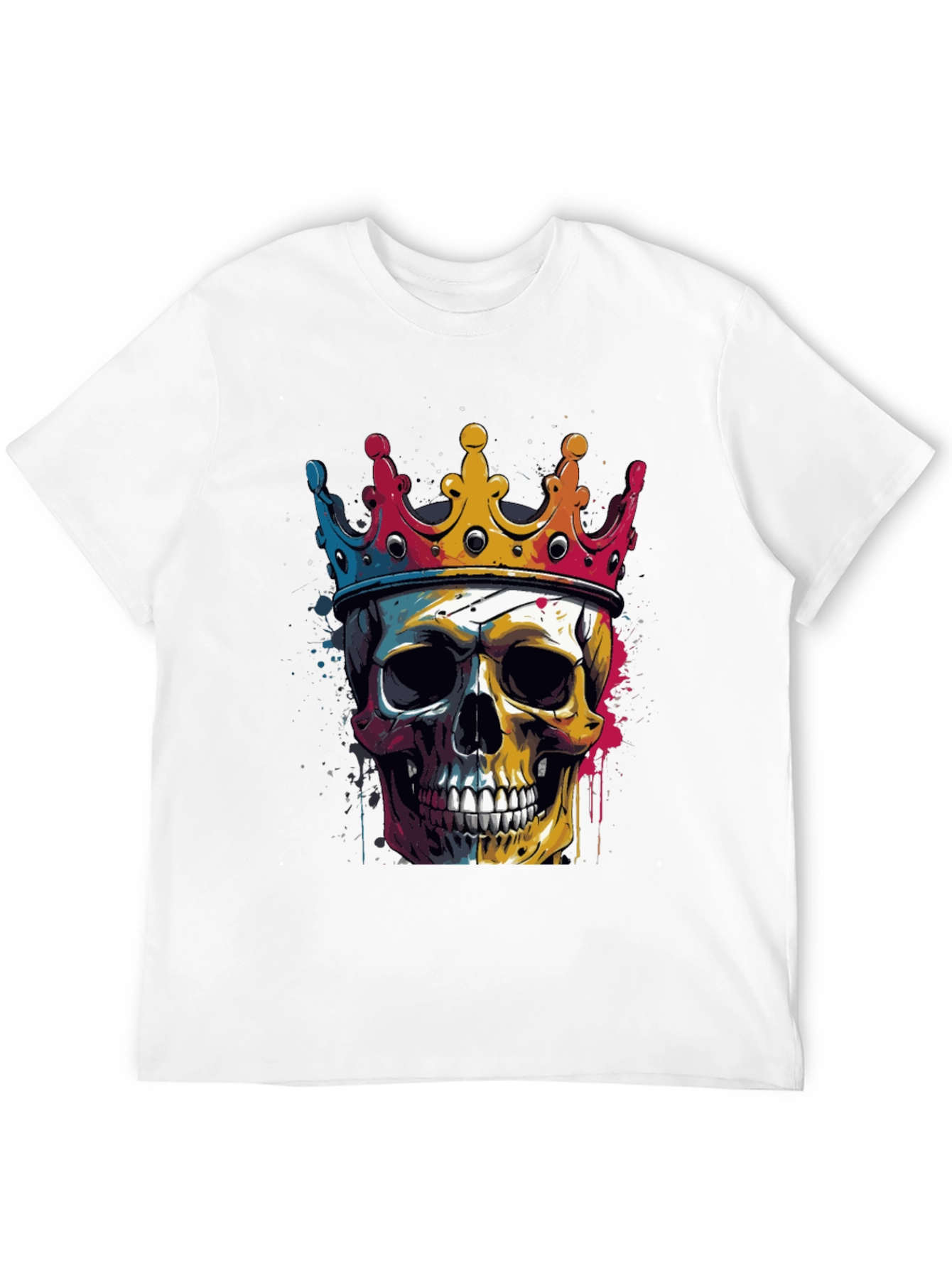 Skull King Graphic Tee - Unique Design