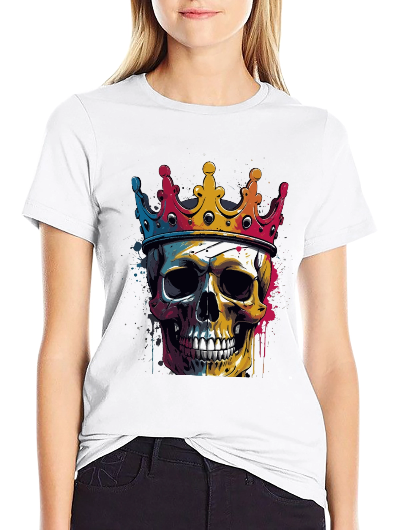 Skull King Graphic Tee - Unique Design