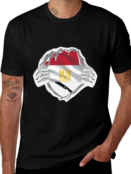 Egypt Flag T-Shirt - Patriotic Graphic Tee