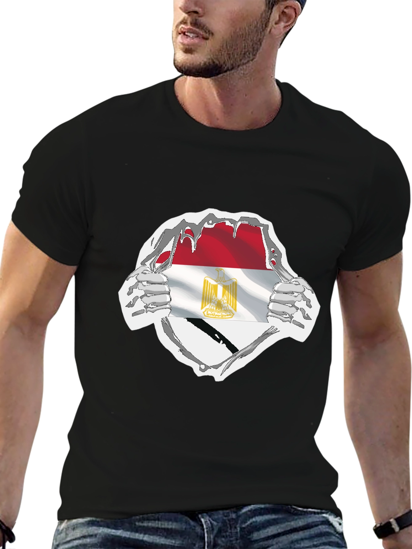 Egypt Flag T-Shirt - Patriotic Graphic Tee