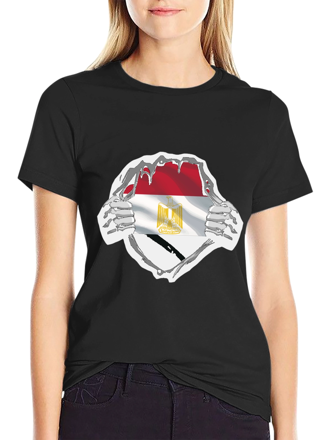 Egypt Flag T-Shirt - Patriotic Graphic Tee