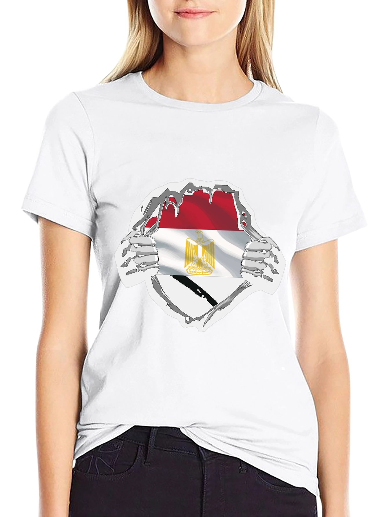 Egypt Flag T-Shirt - Patriotic Graphic Tee