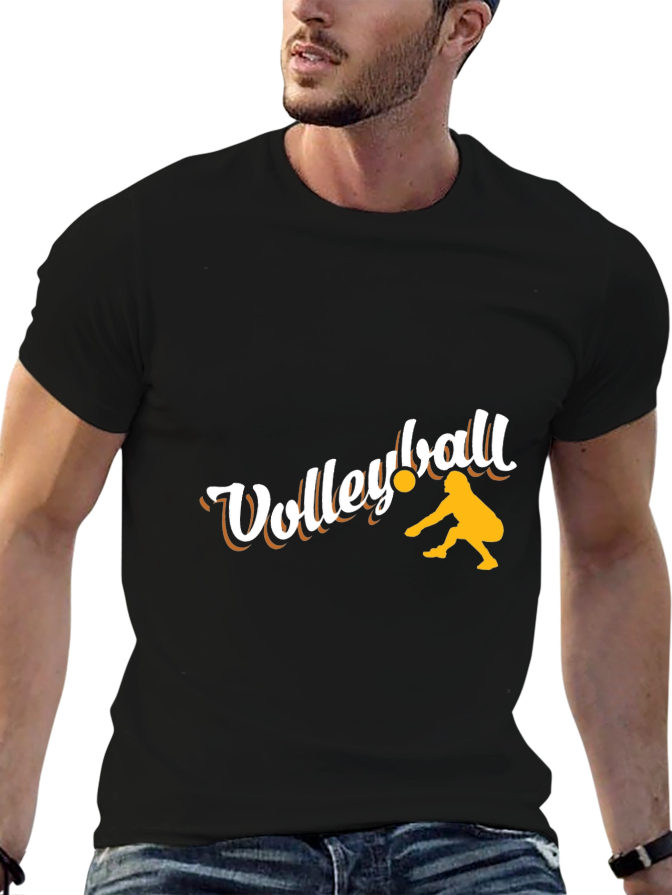 Volleyball Graphic Tee - Stylish Sport T-Shirt