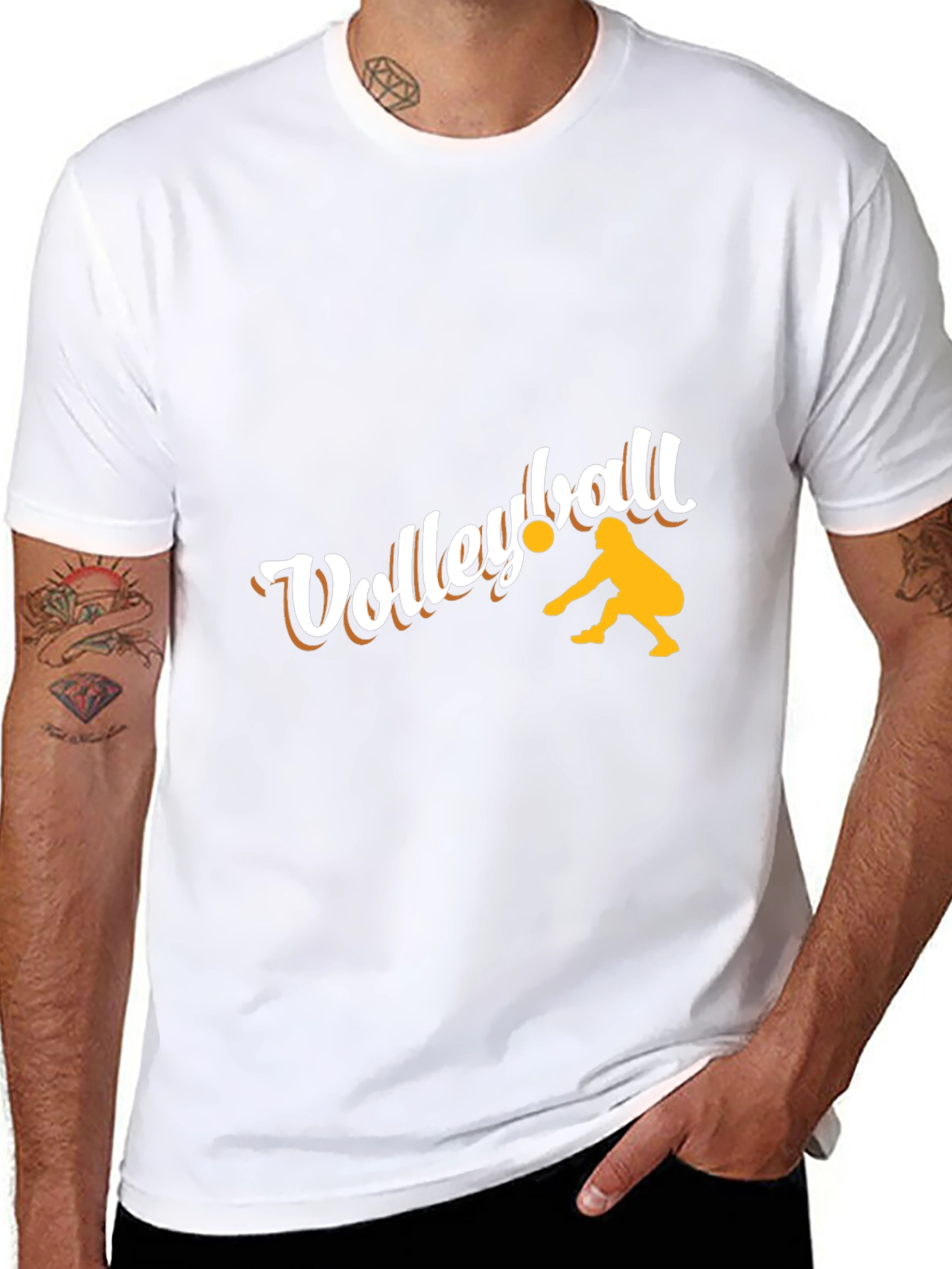 Volleyball Graphic Tee - Stylish Sport T-Shirt
