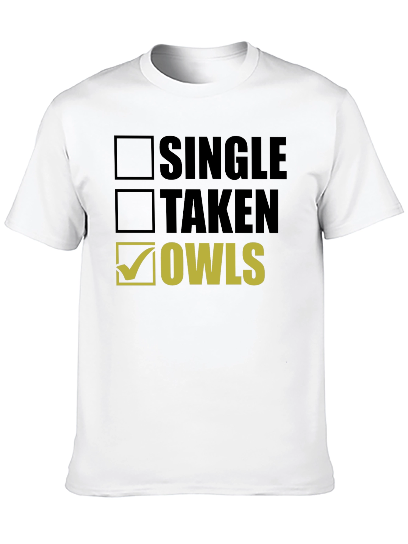 Single Taken Owls Graphic T-Shirt