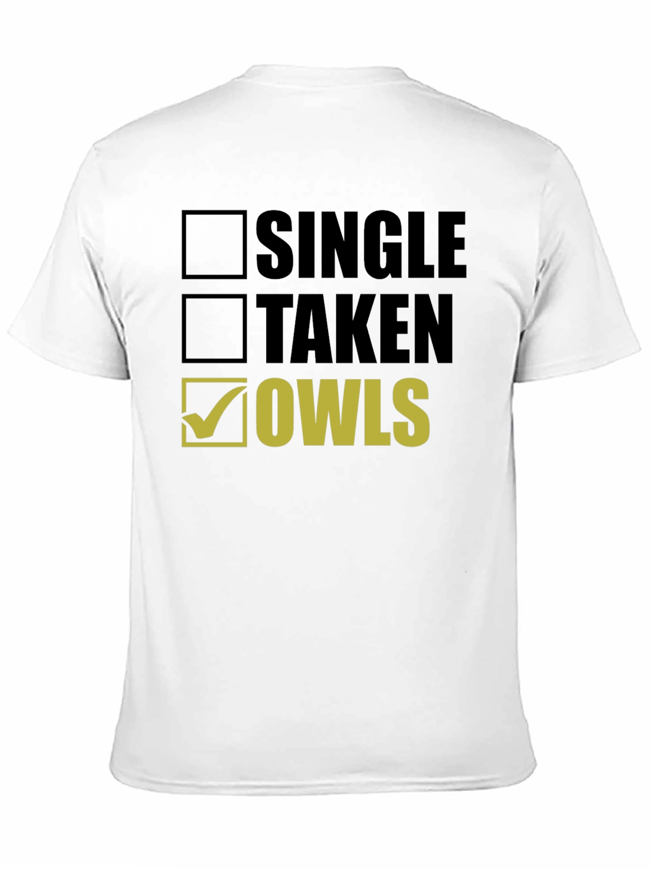Single Taken Owls Graphic T-Shirt