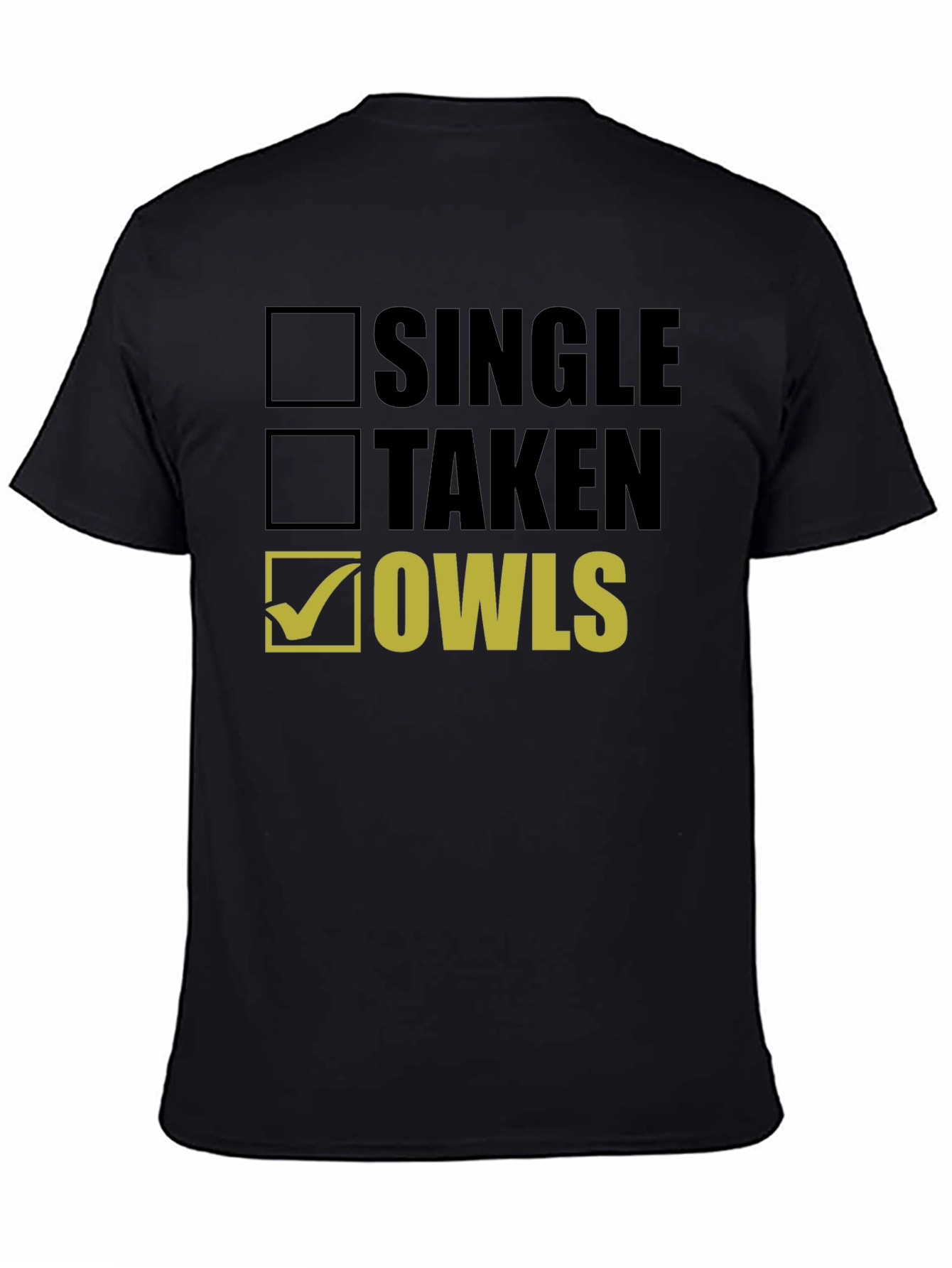Single Taken Owls Graphic T-Shirt