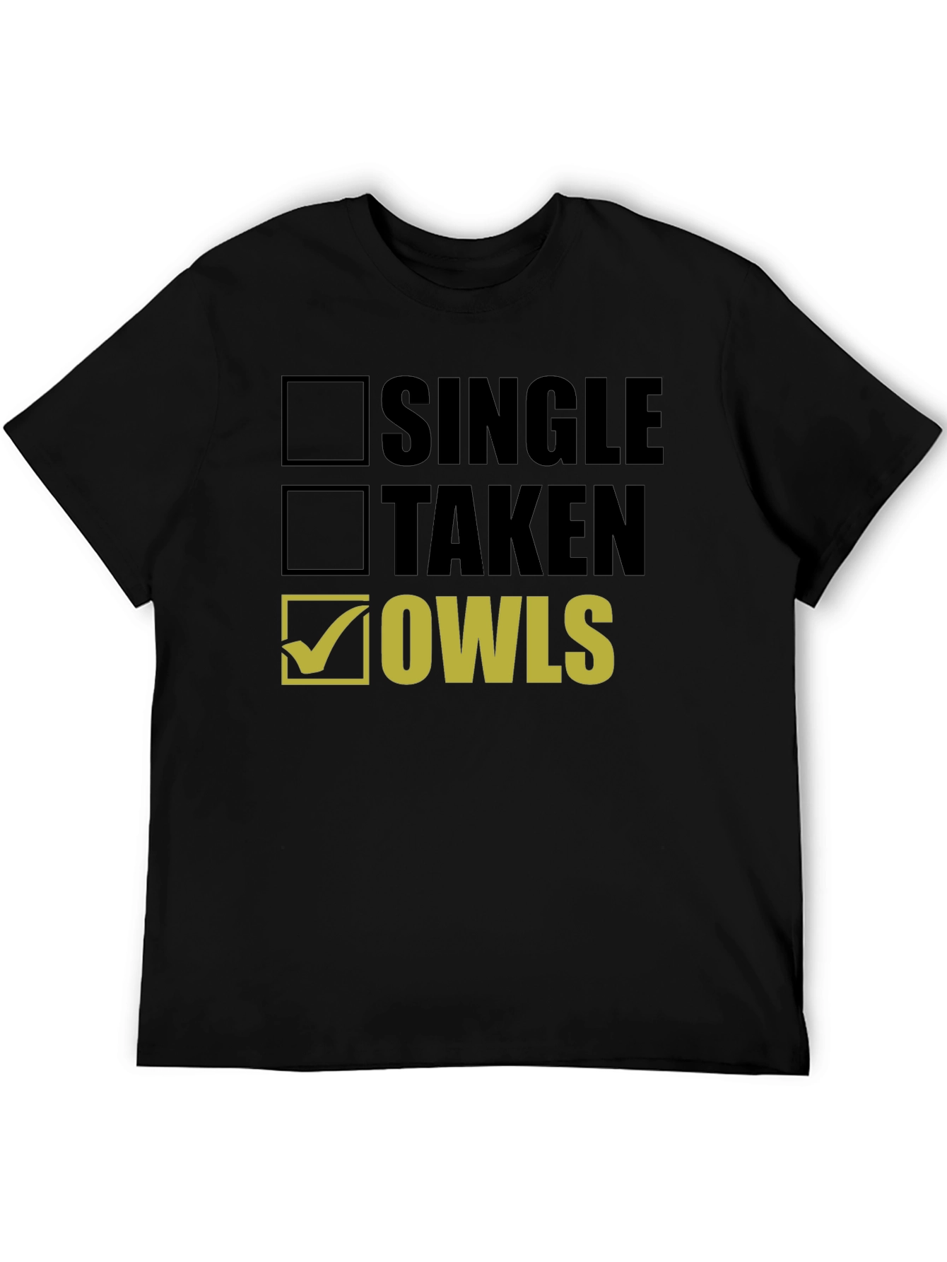 Single Taken Owls Graphic T-Shirt
