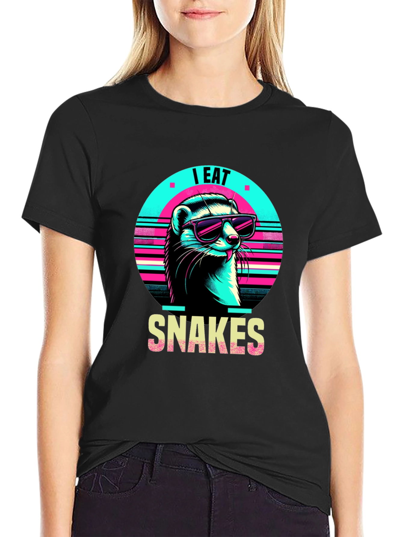 I Eat Snakes Ferret T-Shirt