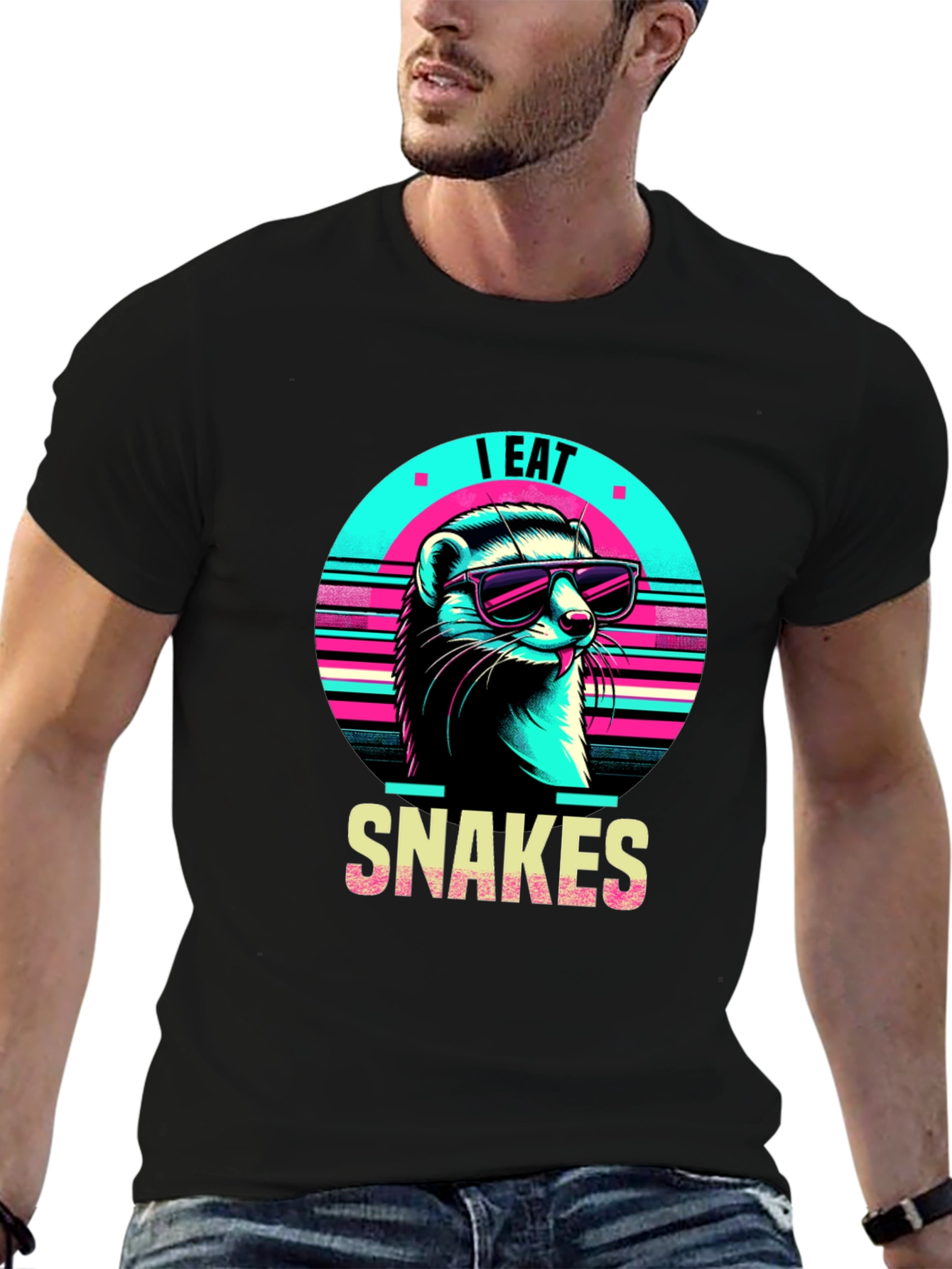 I Eat Snakes Ferret T-Shirt