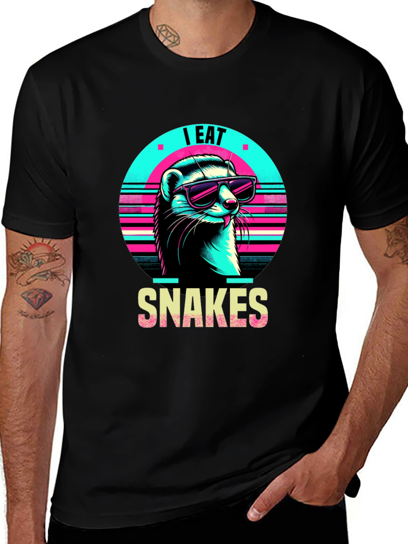 I Eat Snakes Ferret T-Shirt