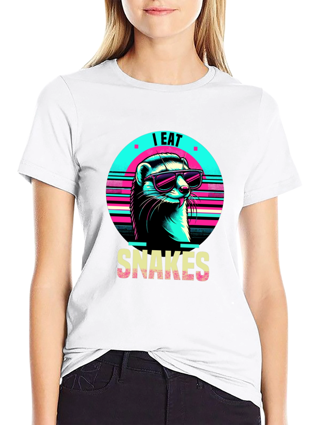 I Eat Snakes Ferret T-Shirt