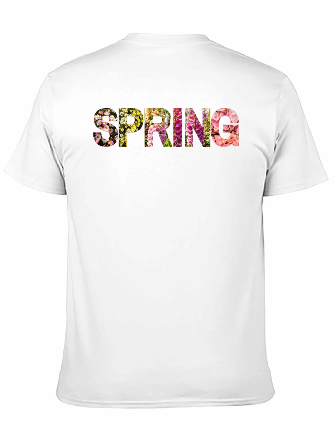 Floral Spring T-Shirt - Black