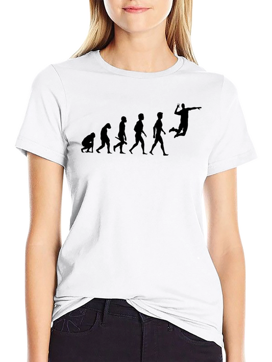 Evolution of Man Volleyball T-Shirt