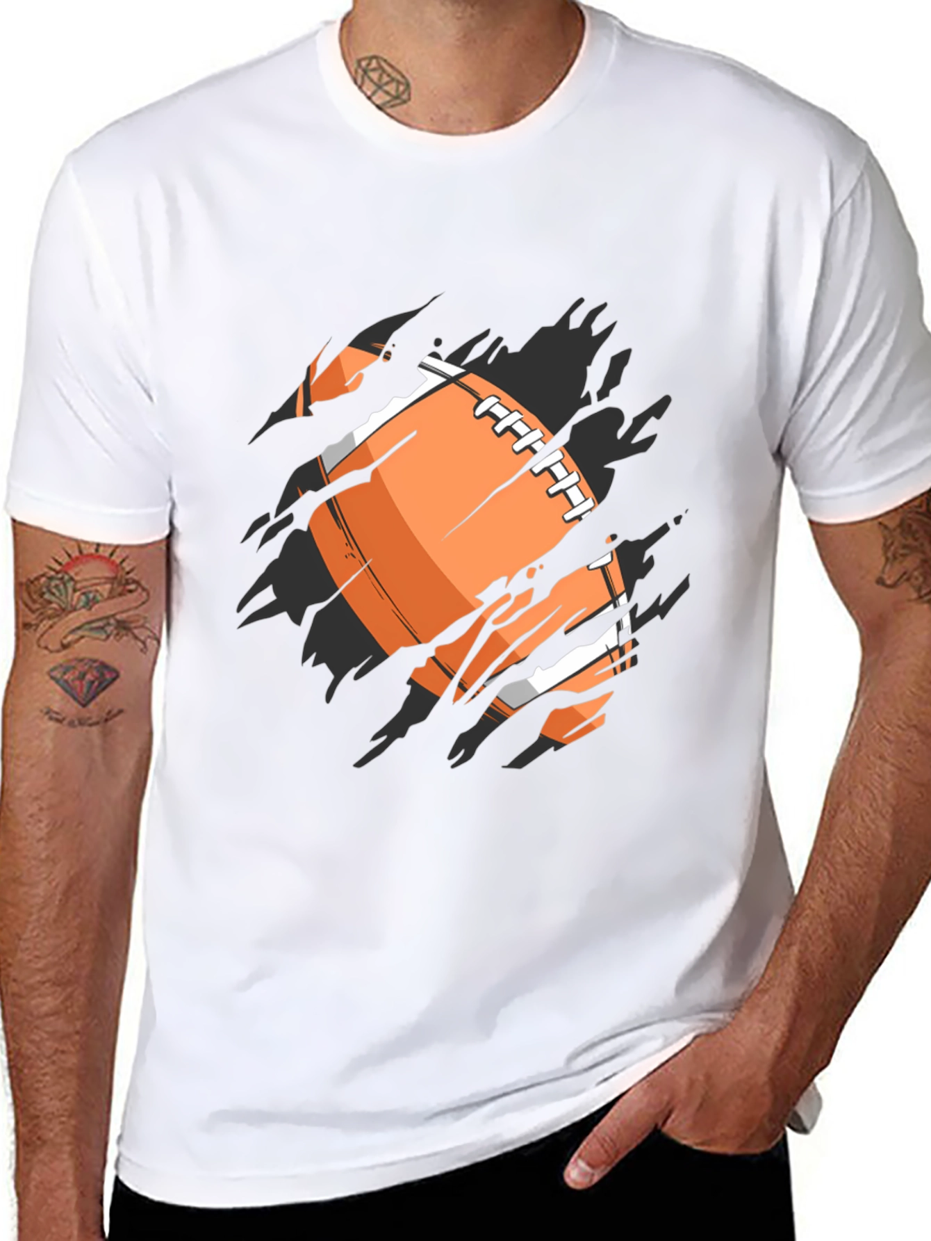 Football Graphic T-Shirt - Sports Fan Tee