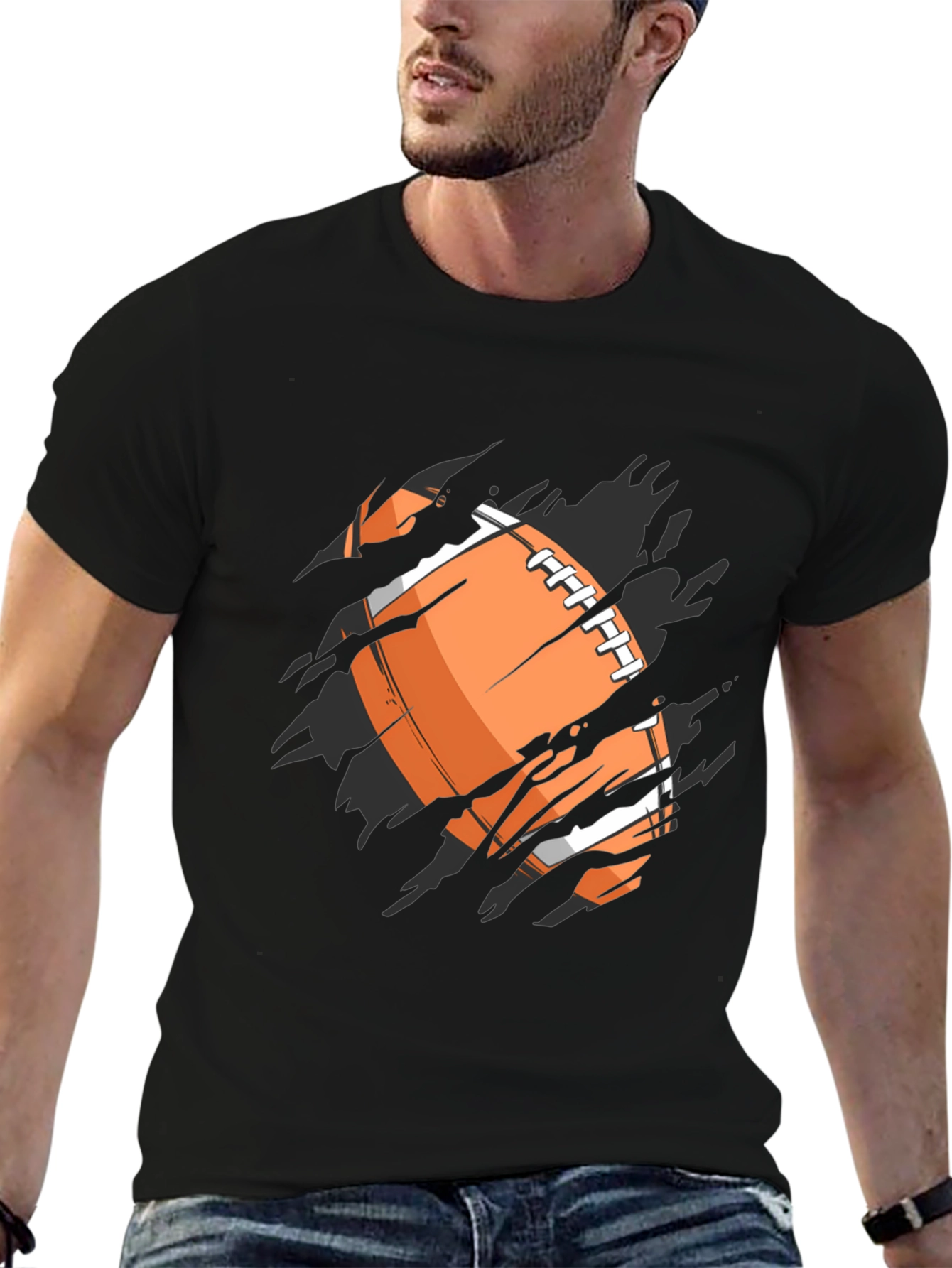 Football Graphic T-Shirt - Sports Fan Tee