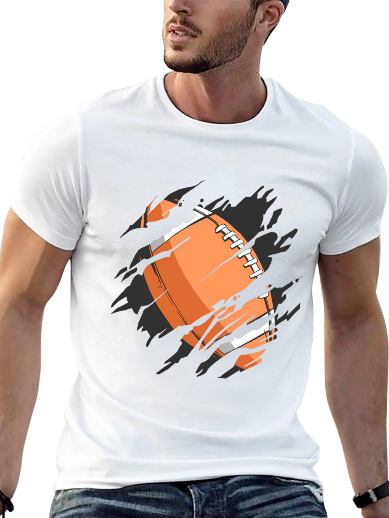Football Graphic T-Shirt - Sports Fan Tee