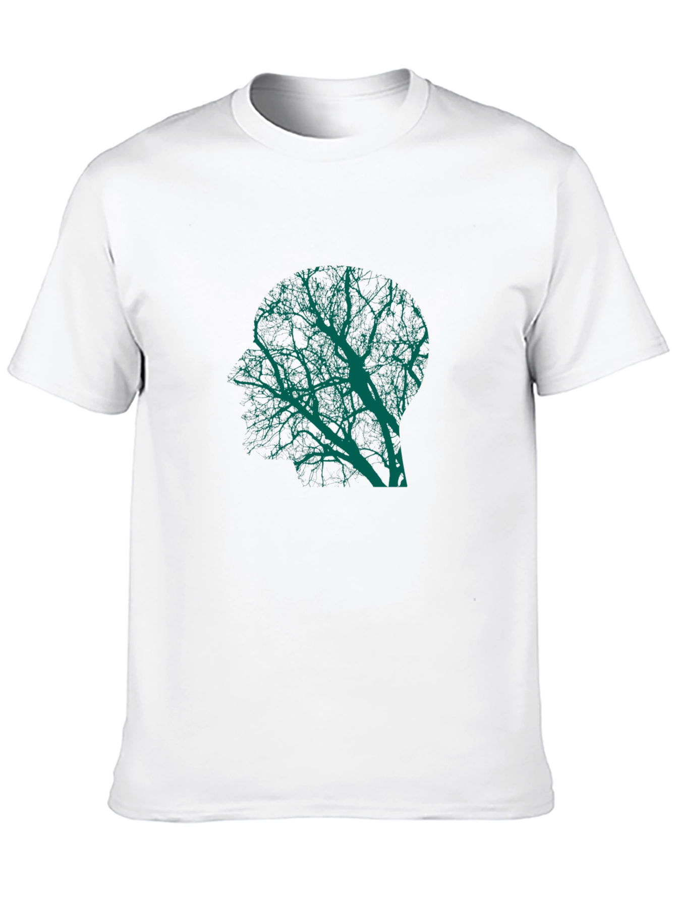 Tree Silhouette Black Graphic Tee