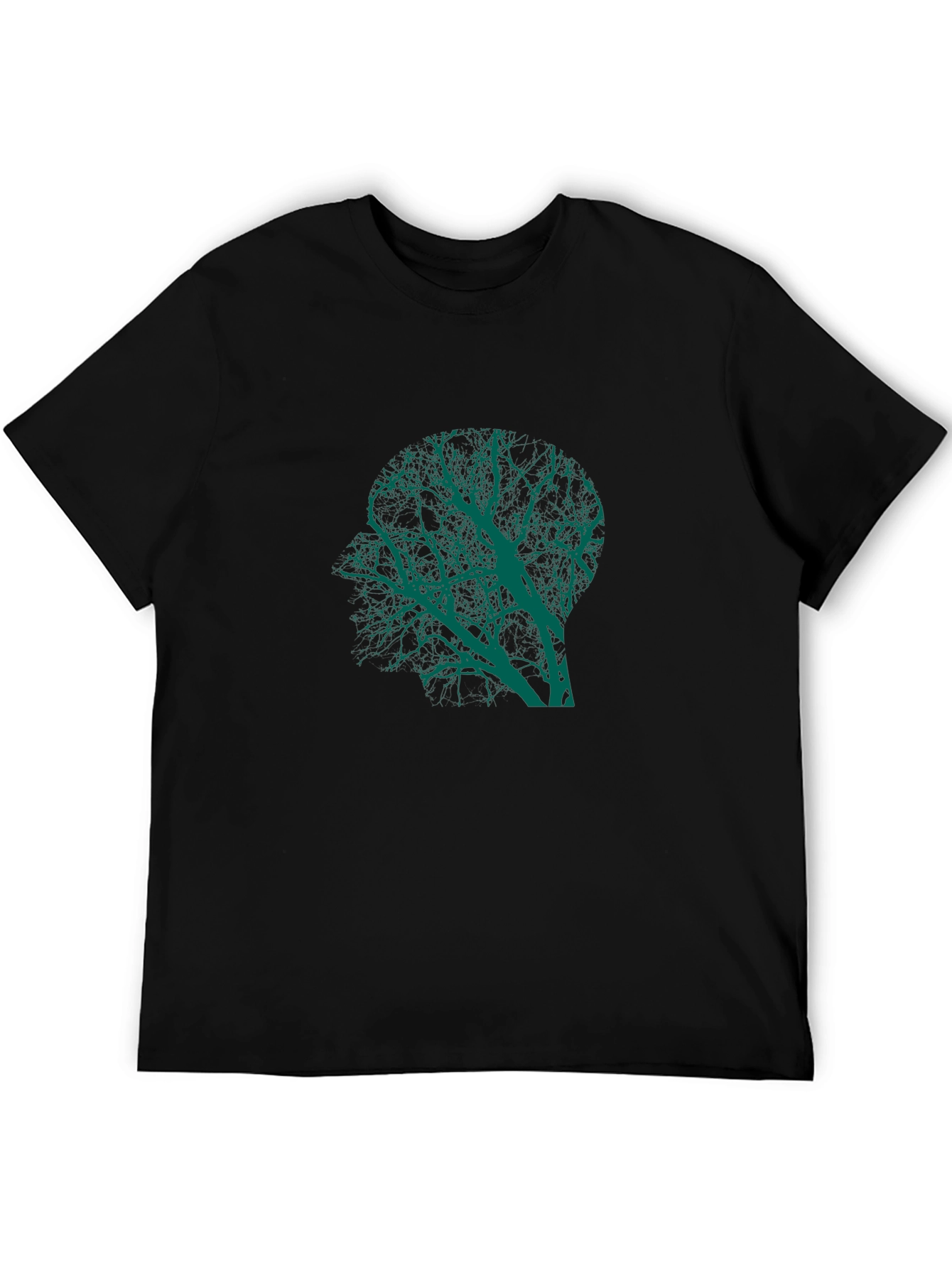 Tree Silhouette Black Graphic Tee