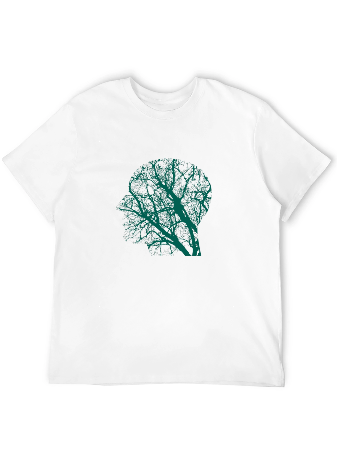 Tree Silhouette Black Graphic Tee