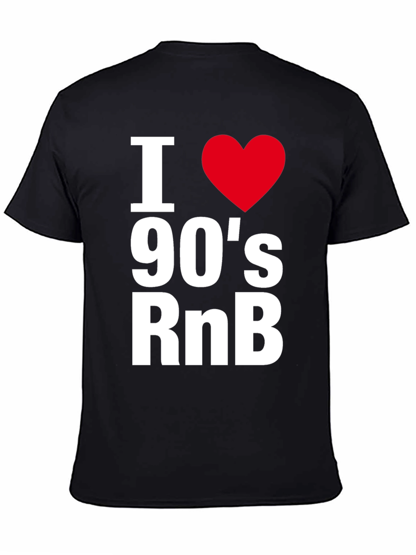 I Heart 90s RnB Black T-Shirt