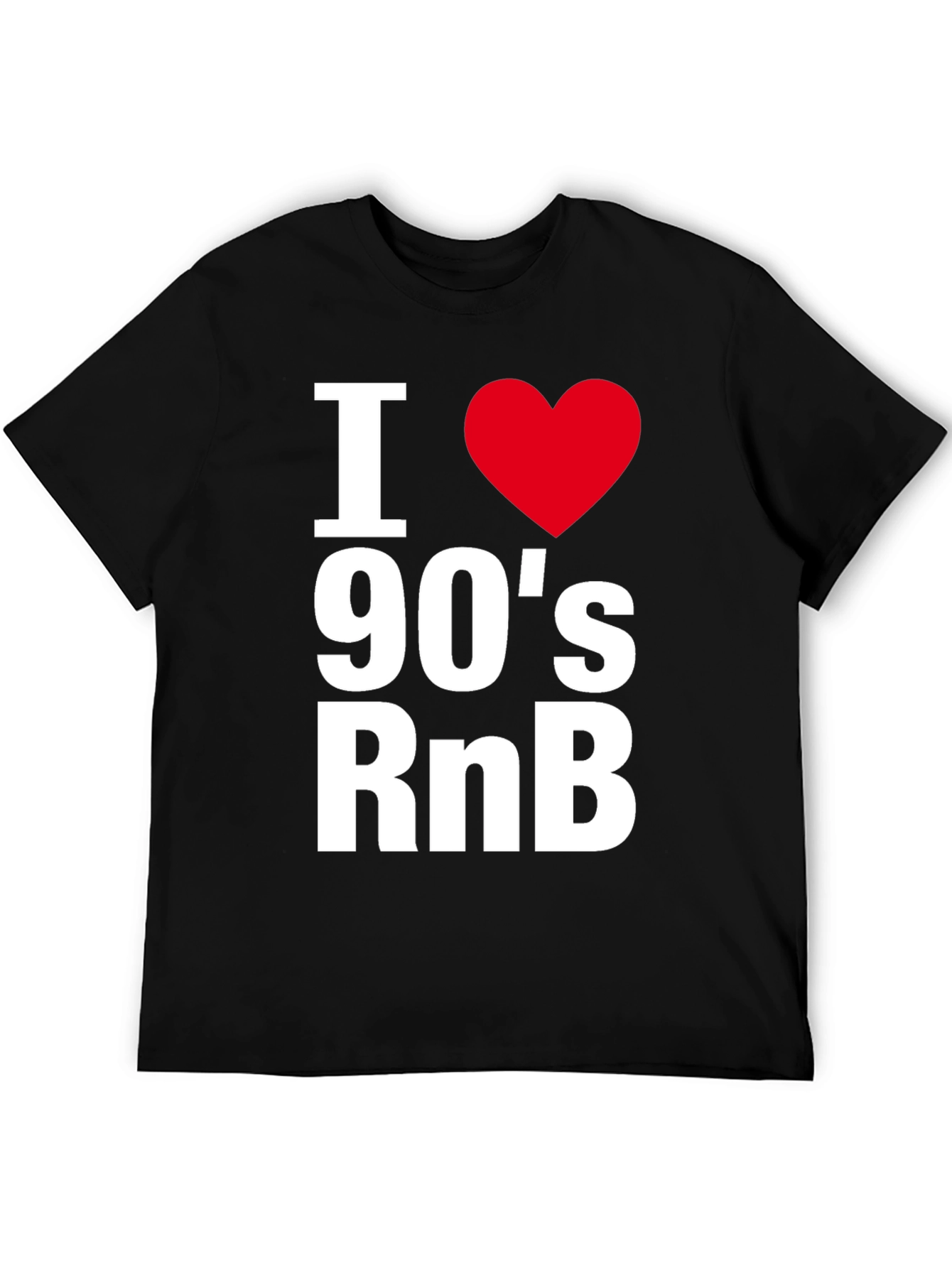 I Heart 90s RnB Black T-Shirt