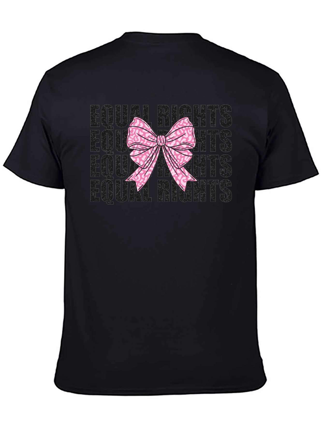 Equal Rights Pink Leopard Bow T-Shirt