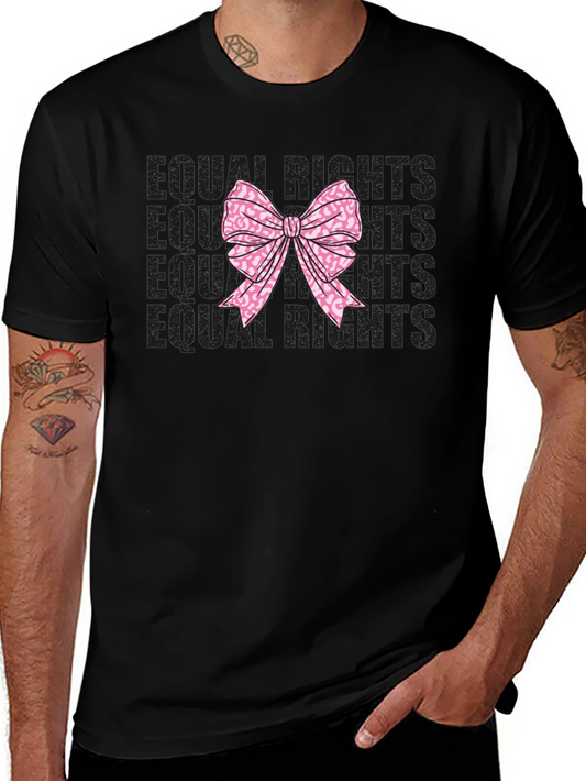 Equal Rights Pink Leopard Bow T-Shirt